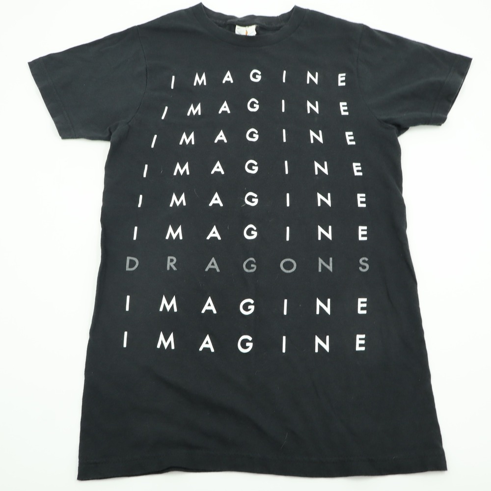 Imagine Dragons Concert Tour T-Shirt Black Graphic‎ Band Tee Mens Small S